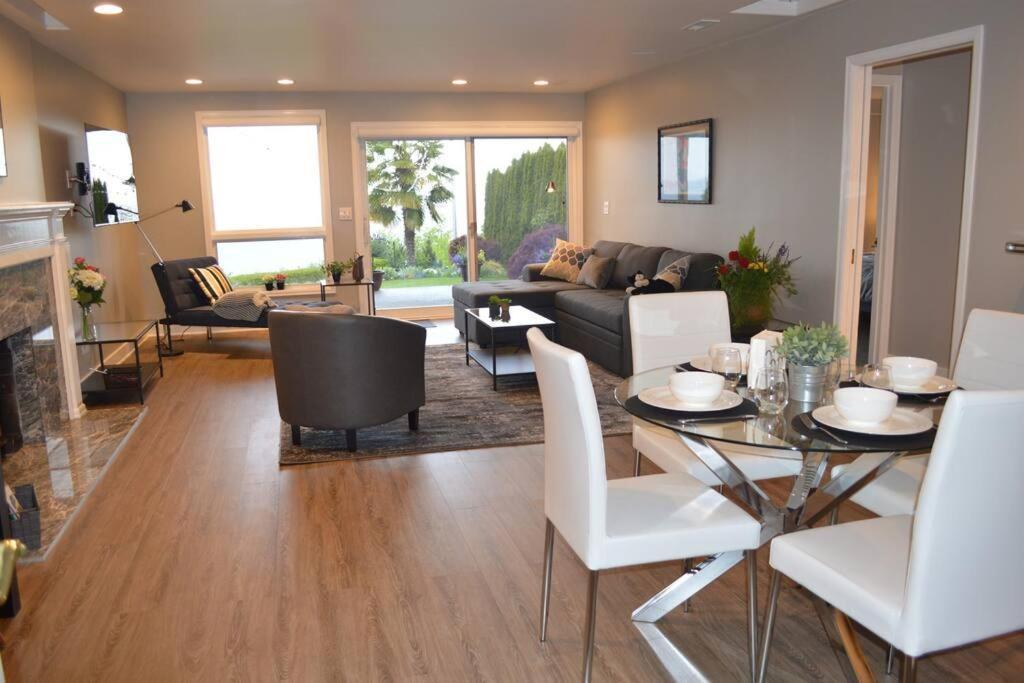 1-Bedroom Seaview Guesthouse On Seattle Luxury Estate With Views Of Olympic Mountains 외부 사진